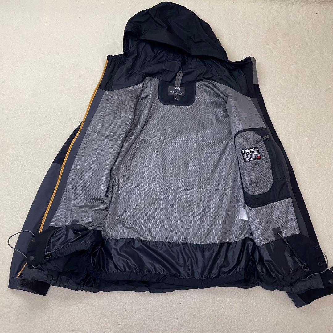モンベル ストームジャケット マウンテンパーカー メンズ 黒 1102426