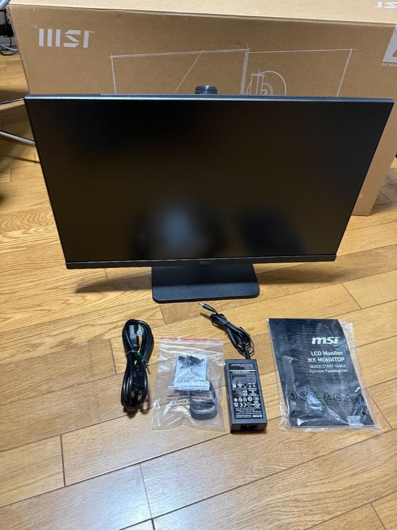 MSI MD2412P IPSモニター 23.8インチ 縦向き可　2025年製 MSI Modern MD2412P 23.8