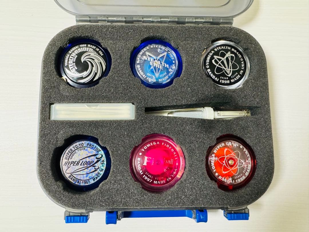 【美品】ハイパーヨーヨー 6個セット スピナーズボックス付き ハイパーヨーヨー 6個セット スピナーズボックス HYPER YO-YO 当時物