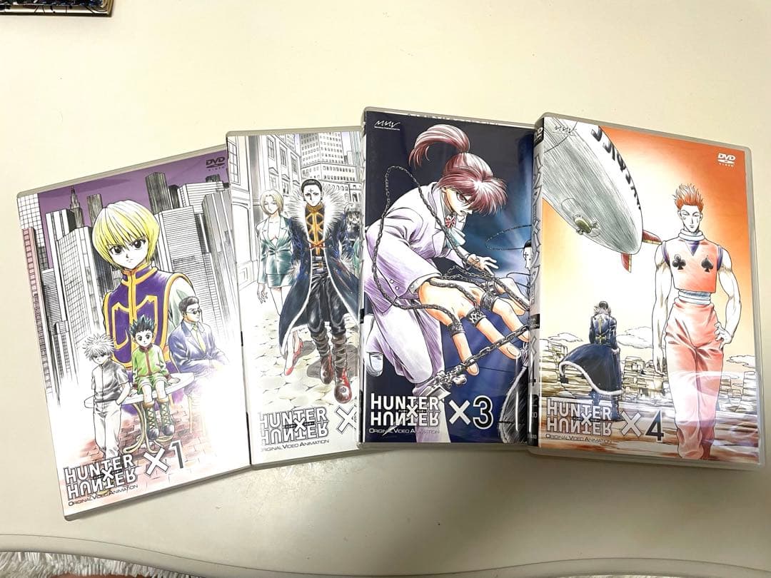 HUNTER×HUNTER ヨークシン編 OVA 全4巻 DVD 廃盤 HUNTER×HUNTER 旧TV版 OVA ヨークシン編 全4巻セット