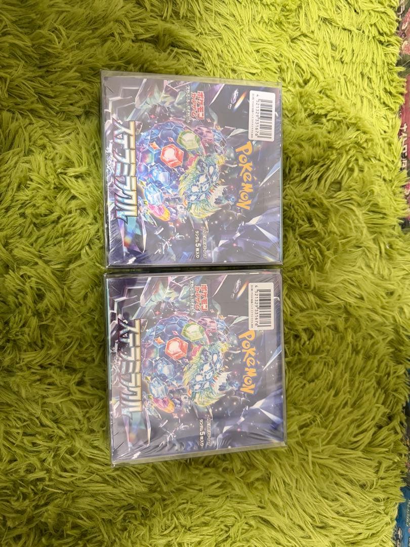 ポケモンカードゲーム ステラミラクル　シュリンク付き未開封2箱 新品未開封】ステラミラクル 2ボックス box シュリンク付き ポケカ