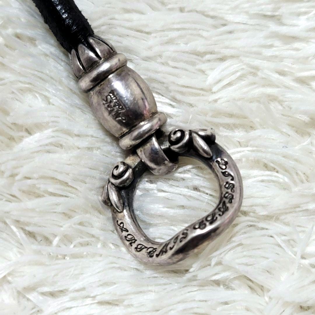 美品 アルテミスクラシック 2連 ブレスレット チョーカー レザー SV925