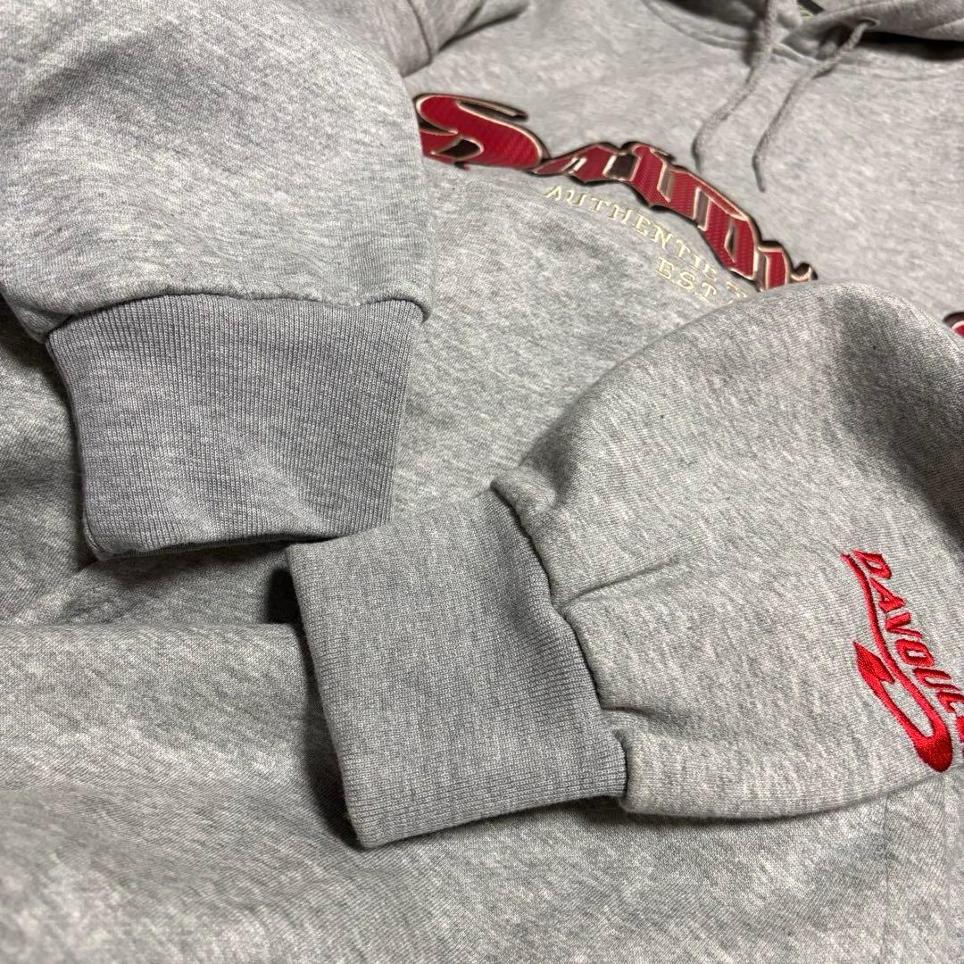 新品タグ付】DAVOUCCIダヴォッチ パーカースウェット ロゴ刺繍 裏起毛