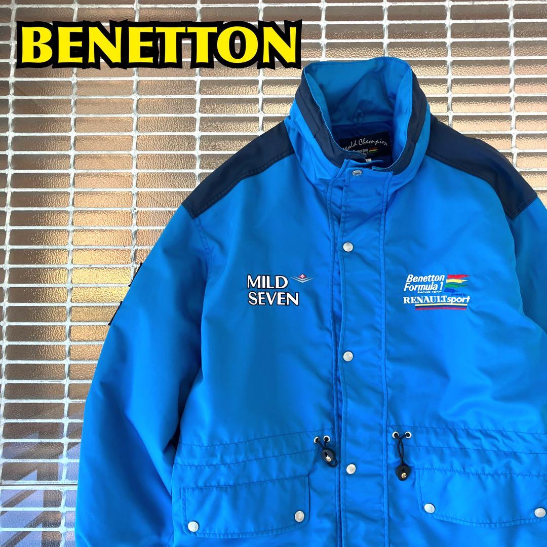 90s BENETTON ベネトン フォーミュラ1 レーシングジャケット F1 - メルカリ