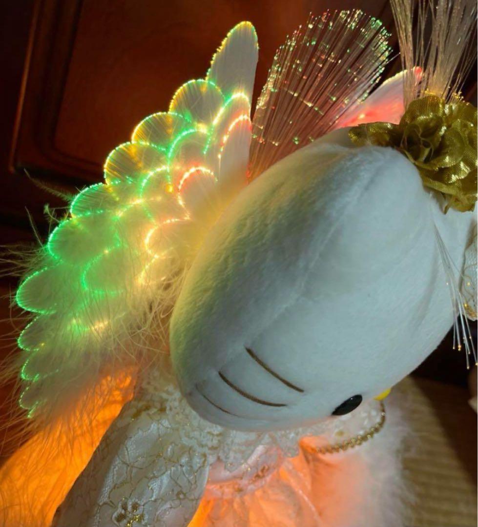 ハローキティ　ぬいぐるみ　LEDライト　天使　激レア　レトロ　希少　廃盤品　値下
