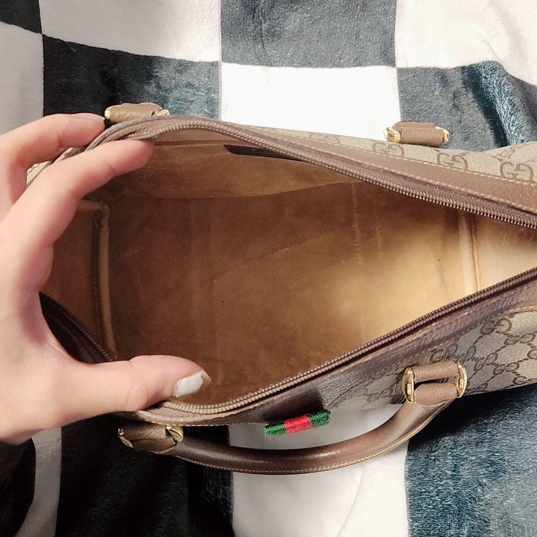 GUCCI オールドグッチ ボストンバッグ 型番︰40.02.007 - メルカリ