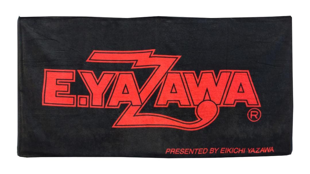 矢沢永吉 SBT スペシャルビーチタオル 97 (ロゴ)ブラックレッド - メルカリ