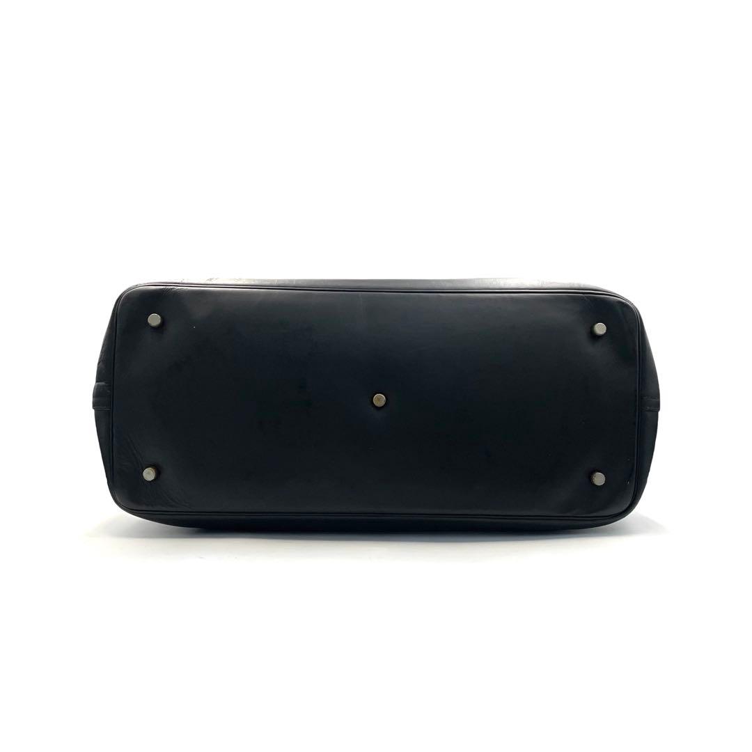 《超美品》Cisei シセイ 941 肩掛け トートバッグ レザー ブラック 黒