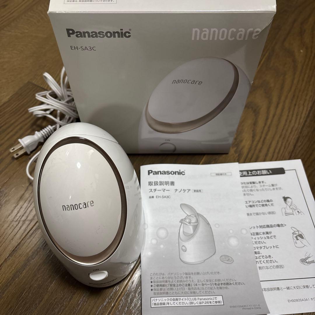 Panasonic ナノケア スチーマー EH-SA3C アロマタブレット無し - メルカリ