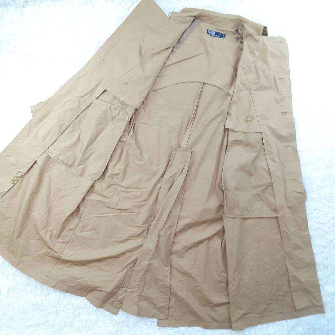 極美品◎Ralph Lauren ロングトレンチコート 一枚袖 西口修平着用