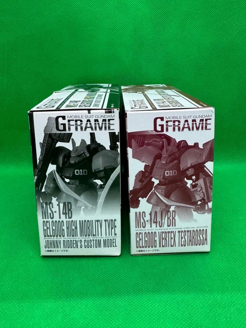 未開封 2種セット Gフレーム ゲルググ ジョニーライデン プレミアムバンダイ