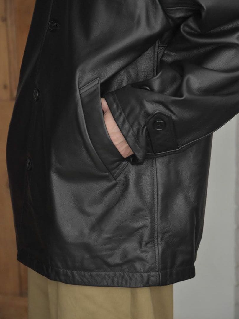 値下げ！25AW UNIVERSAL PRODUCTS LEATHER コート3 - メルカリ