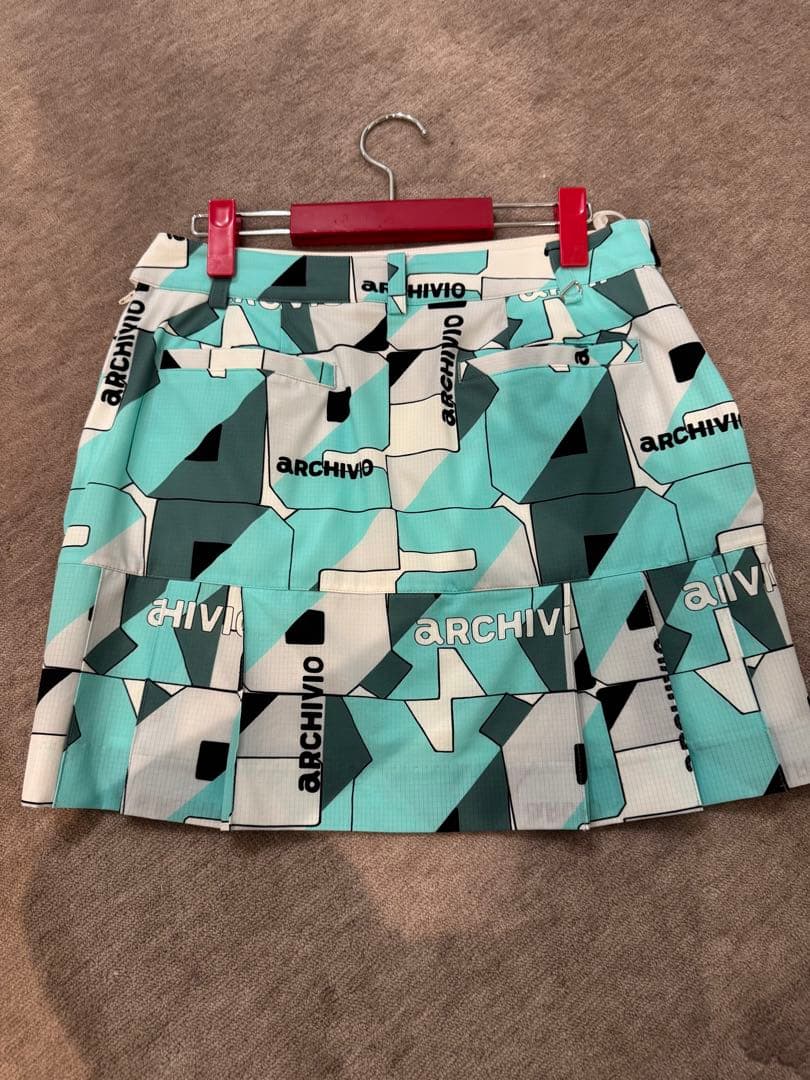 ARCHIVIO 幾何学模様 ノースリーブセットアップ　サイズ上下40