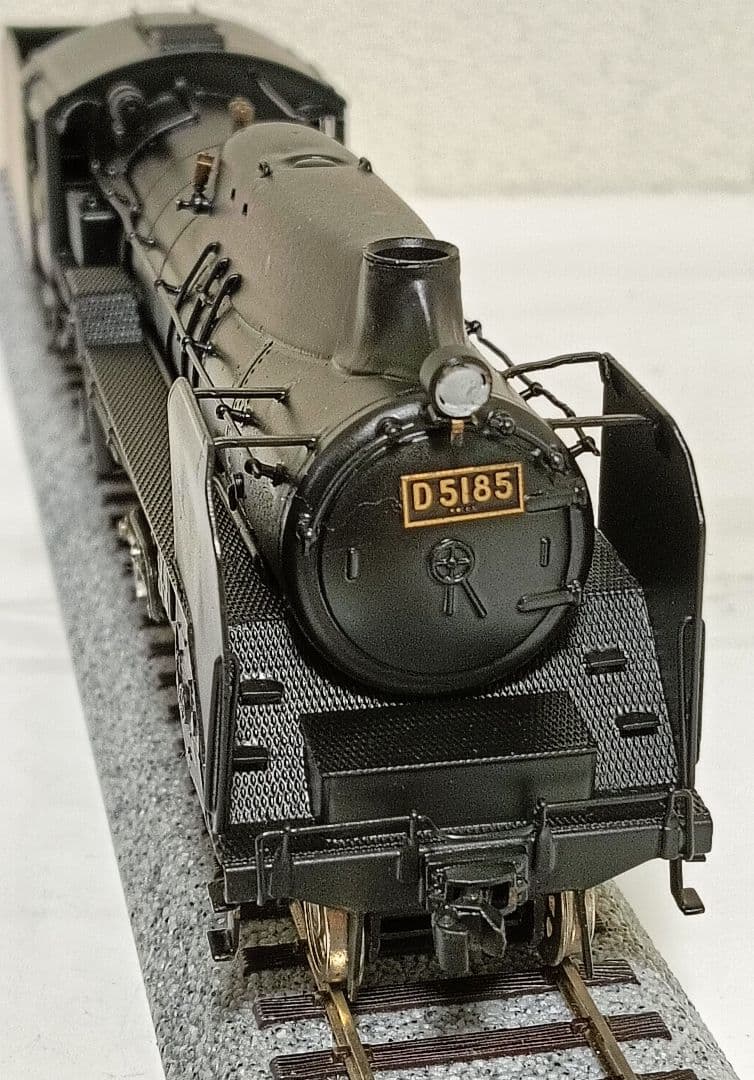 HOゲージ カツミ Ｄ51半流蒸気機関車、カンモーター、メンテナンス済