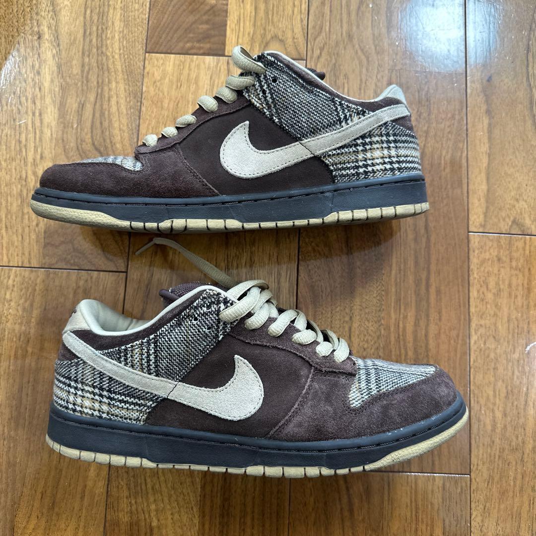 靴 NIKE DUNK LOW PRO SB TWEED 2004 28.5cm