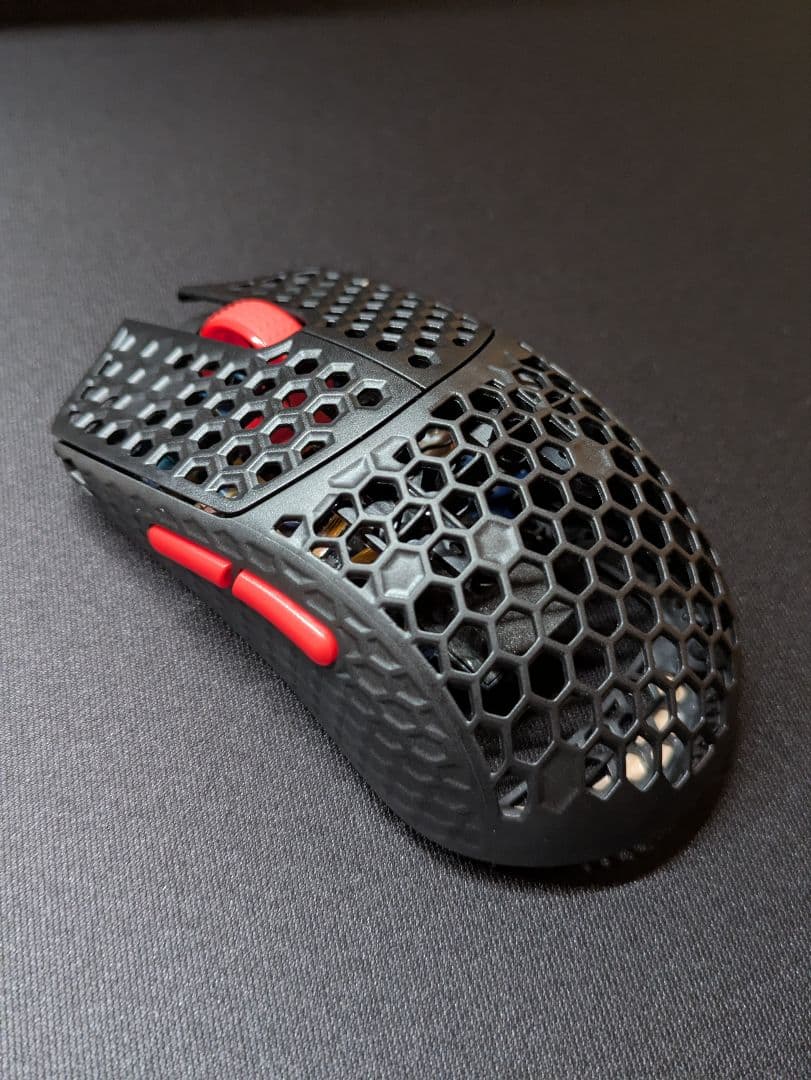 マウス・トラックボール G-wolves HTS ultra 8k Deluxe Edition G-Wolves HTS Ultra 8K Deluxe Edition-Black-Red-29.5g ゲーミングマウス