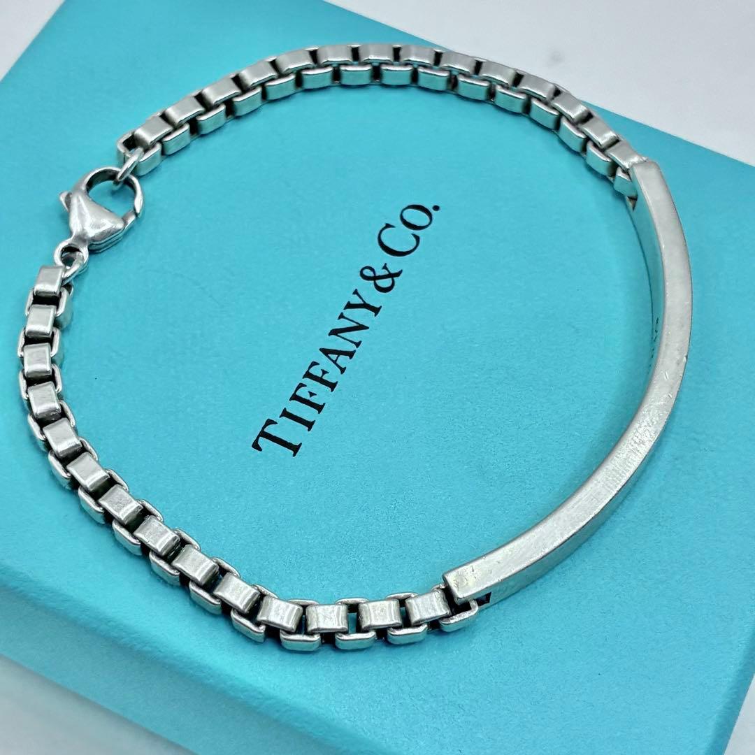 希少】ティファニー ベネチアン ID ブレスレット 腕周り18.5cm - メルカリ