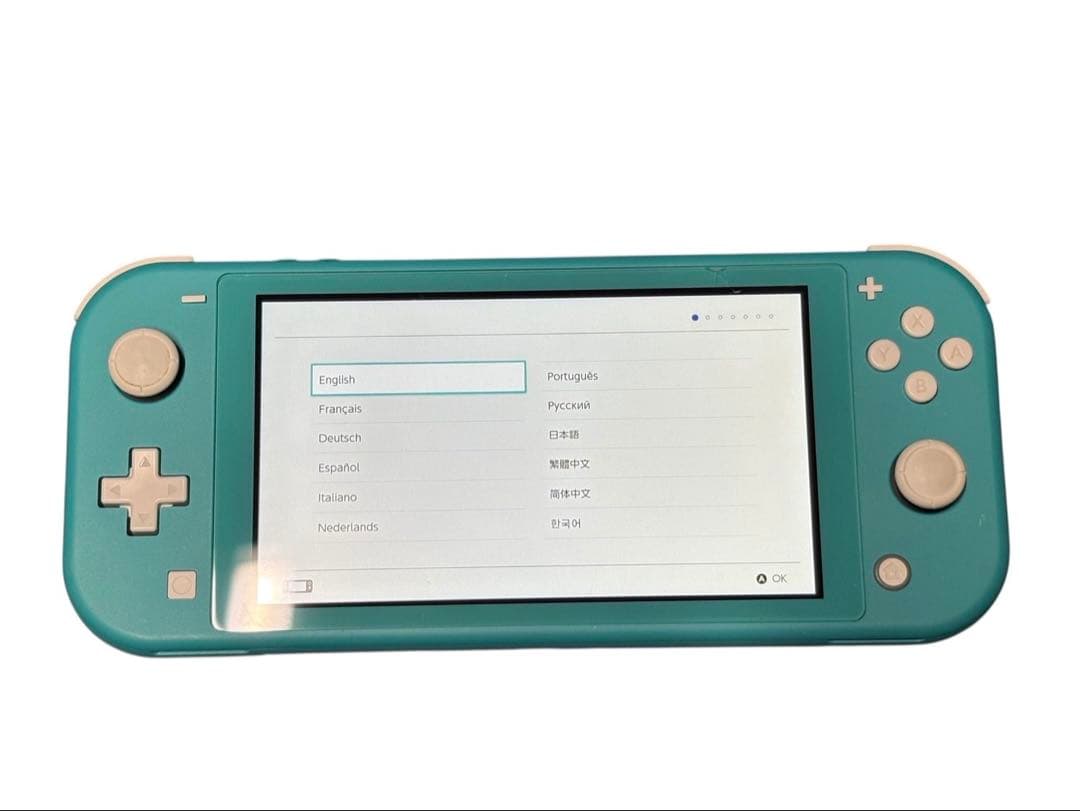 Nintendo Switch Lite ターコイズ 本体 充電器付き 箱付き
