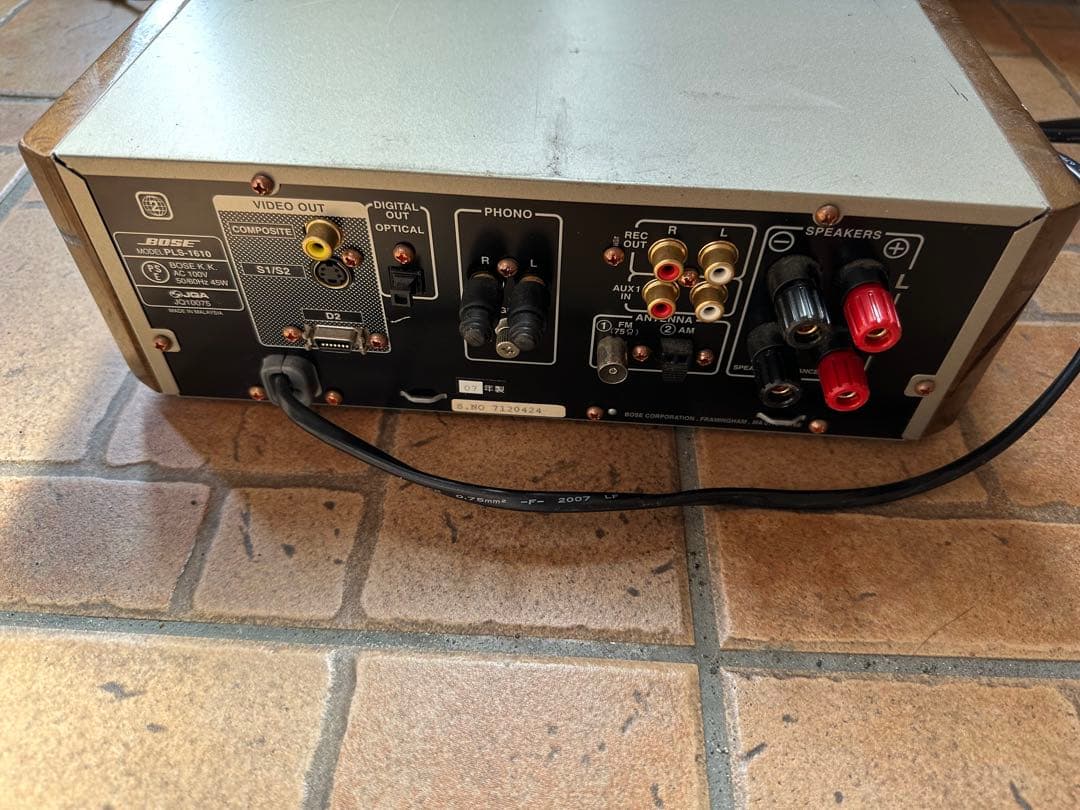 BOSE レシーバーアンプ PLS-1610 - メルカリ