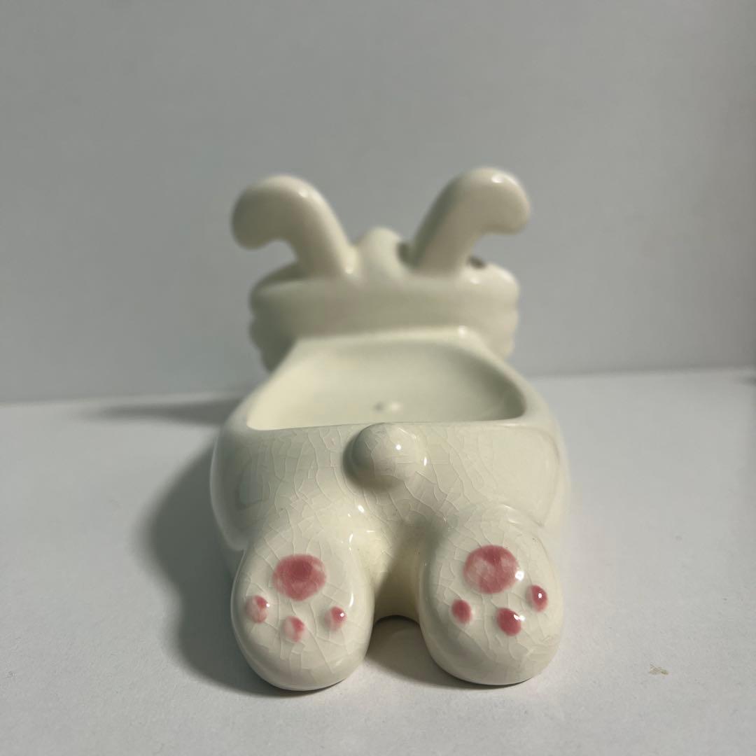 【サンダーバニー】ソープディッシュ 陶器