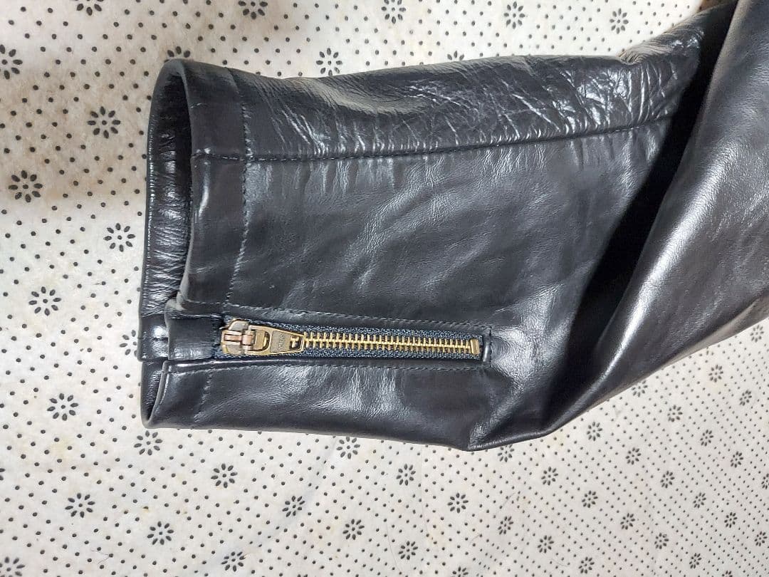 岩城滉一ブランド K's Game 馬革シングルライダース ブラック ※超希少