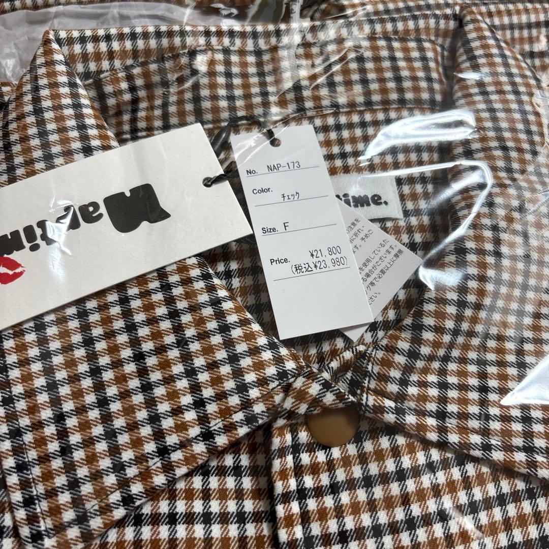 ナップタイム　naptime. Nissy 西島隆弘　コーチジャケット　チェック