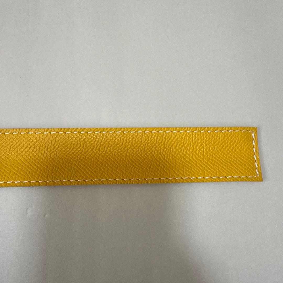 MB ULTIMATE FABRIC レザーブレスレット by アノネイ 黄色