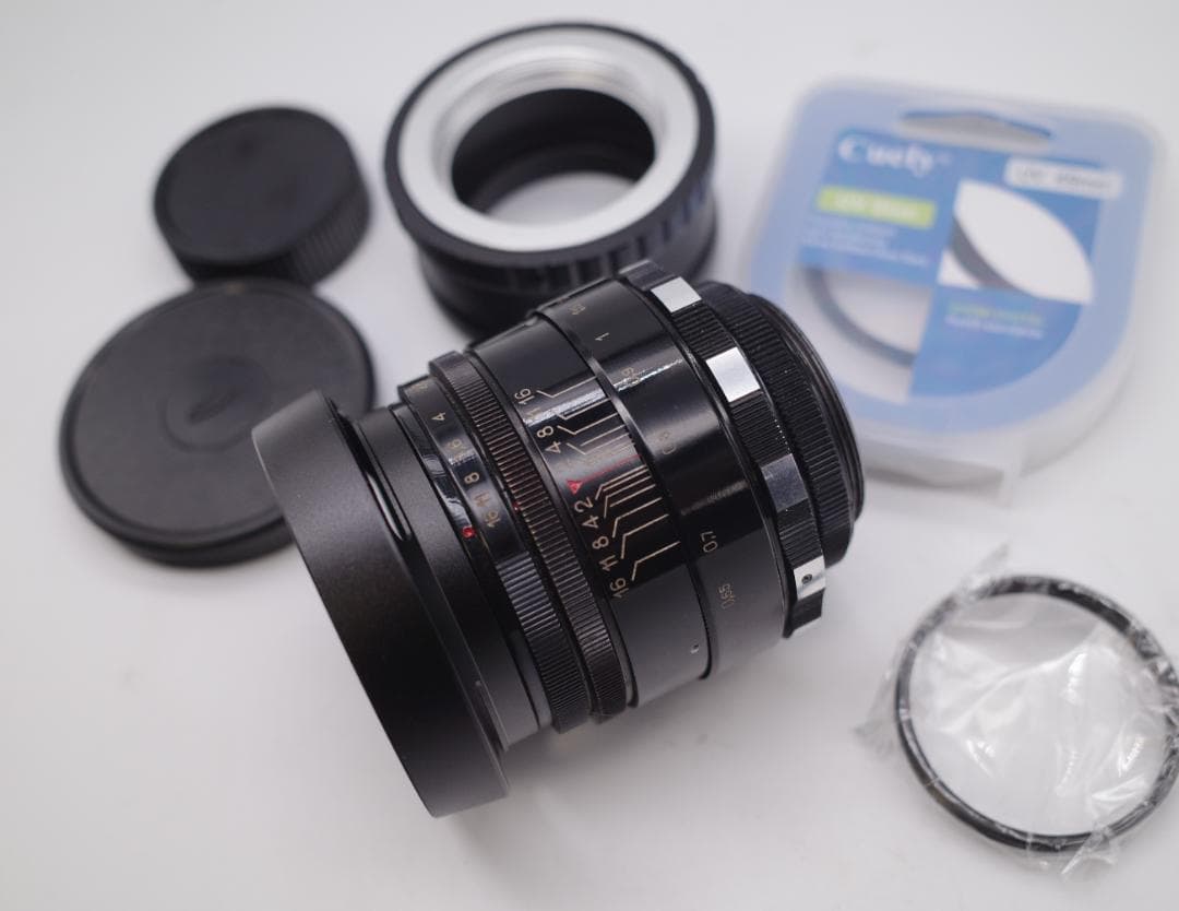 4【希少】Helios44 　美品　初期型ゼブラ　ヘリオス44　ぐるぐるボケ HELIOS-44 58mm F2 ぐるぐるボケ ヘリオス ロシアレンズ ライカL39 M39