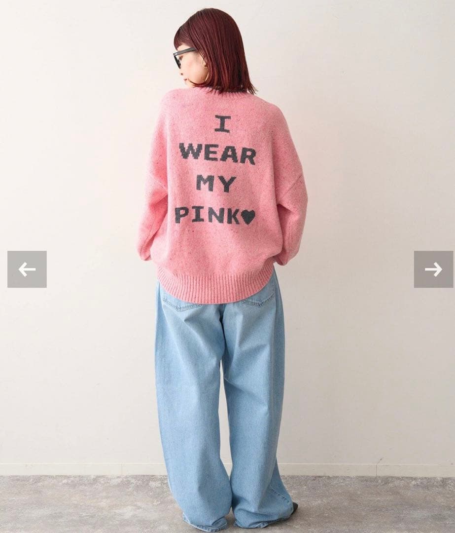 スピック&スパン ロゴインターシャニット - メルカリ