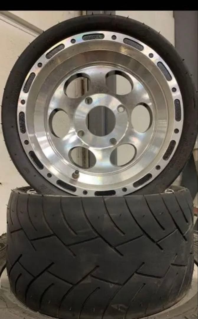 い*や様 ジャイロ　バギー　タイヤ TD01/TA01対応】ジャイロX・ジャイロUP 極太フロントバギータイヤ 4.00