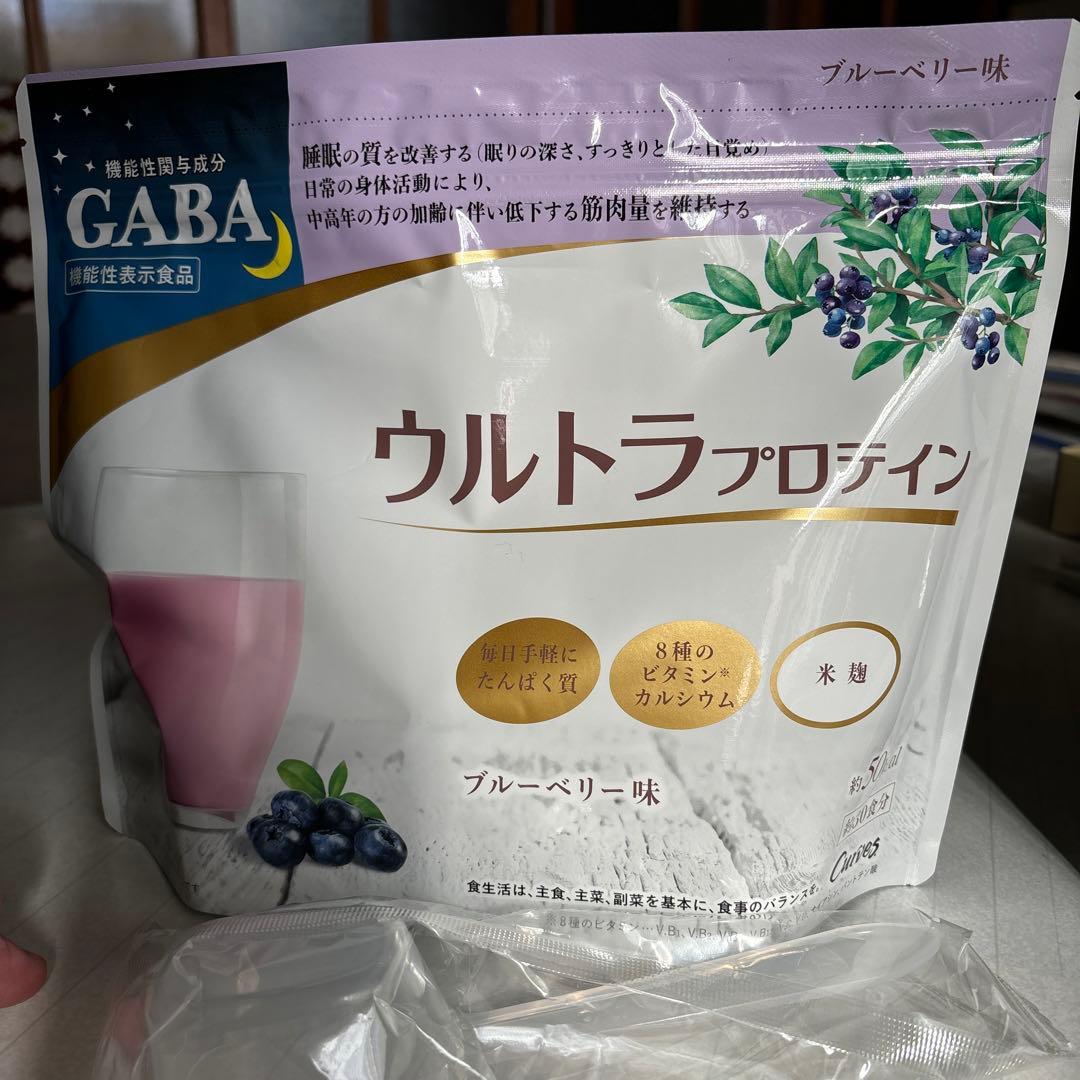 カーブス ウルトラプロテイン 新品×2袋 ブルーベリー・レモン味 各1