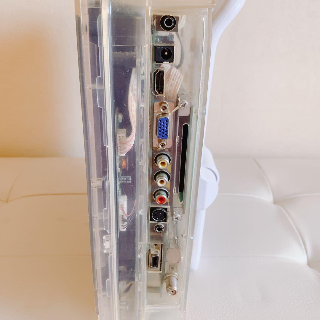 希少 スケルトン 液晶テレビ nexxion 13.3インチ 平成レトロ - メルカリ