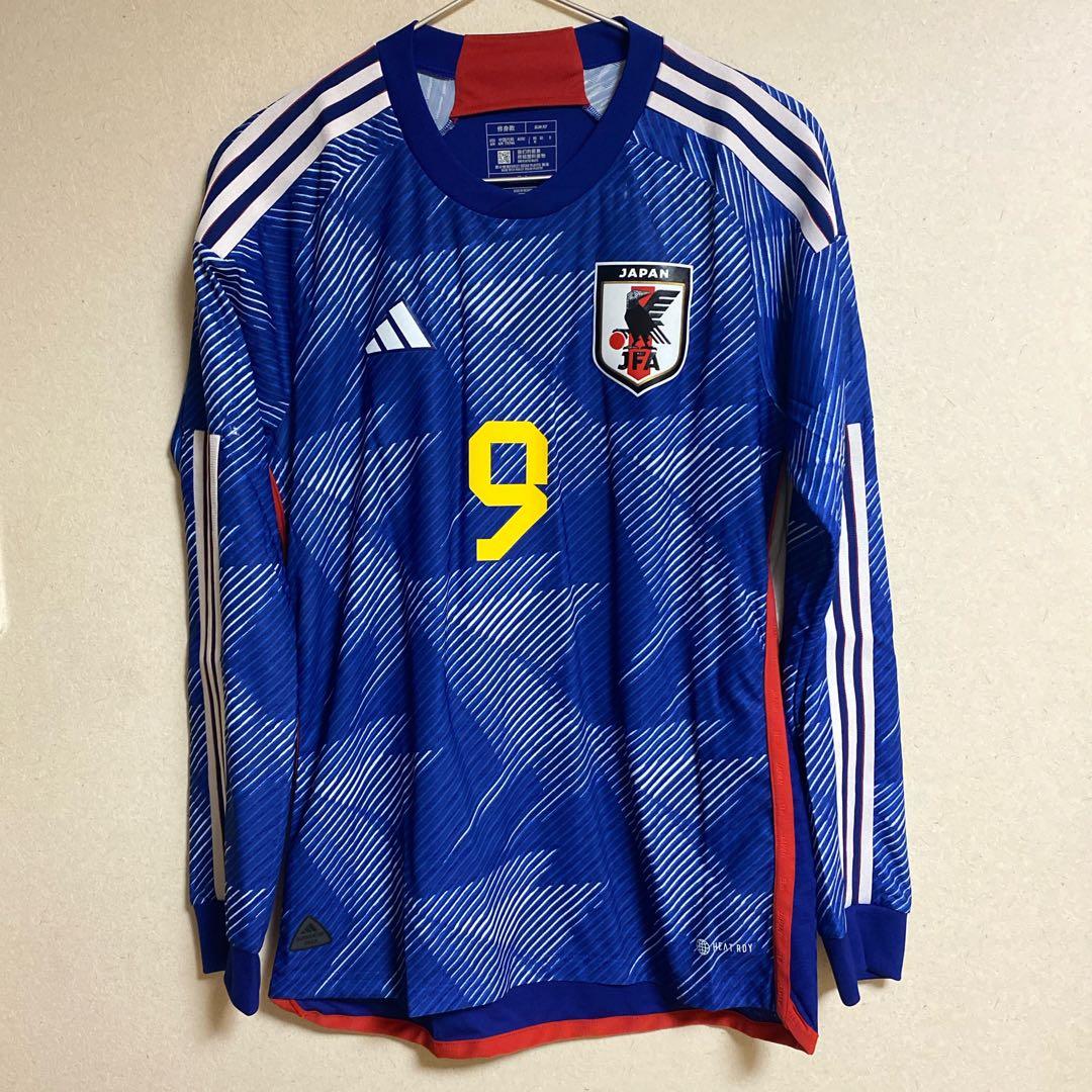 正規品】日本代表 22/23 上田綺世 ホームオーセンティック長袖 - メルカリ