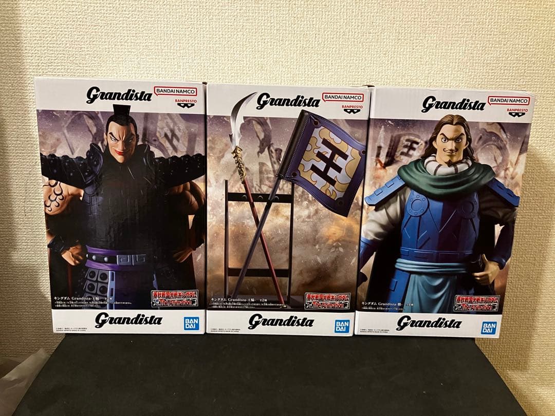 キングダム　Grandista 王騎 騰 旗 フィギュア　12体セット