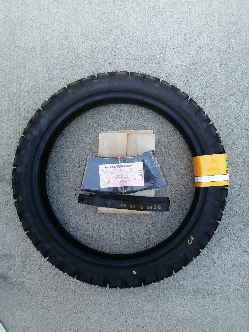 こまち　DUNLOP D605 4.10-18 チューブタイヤ　セット売り こまち様専用 DUNLOP D605 4.10-18 チューブタイヤ セット売り - メルカリ