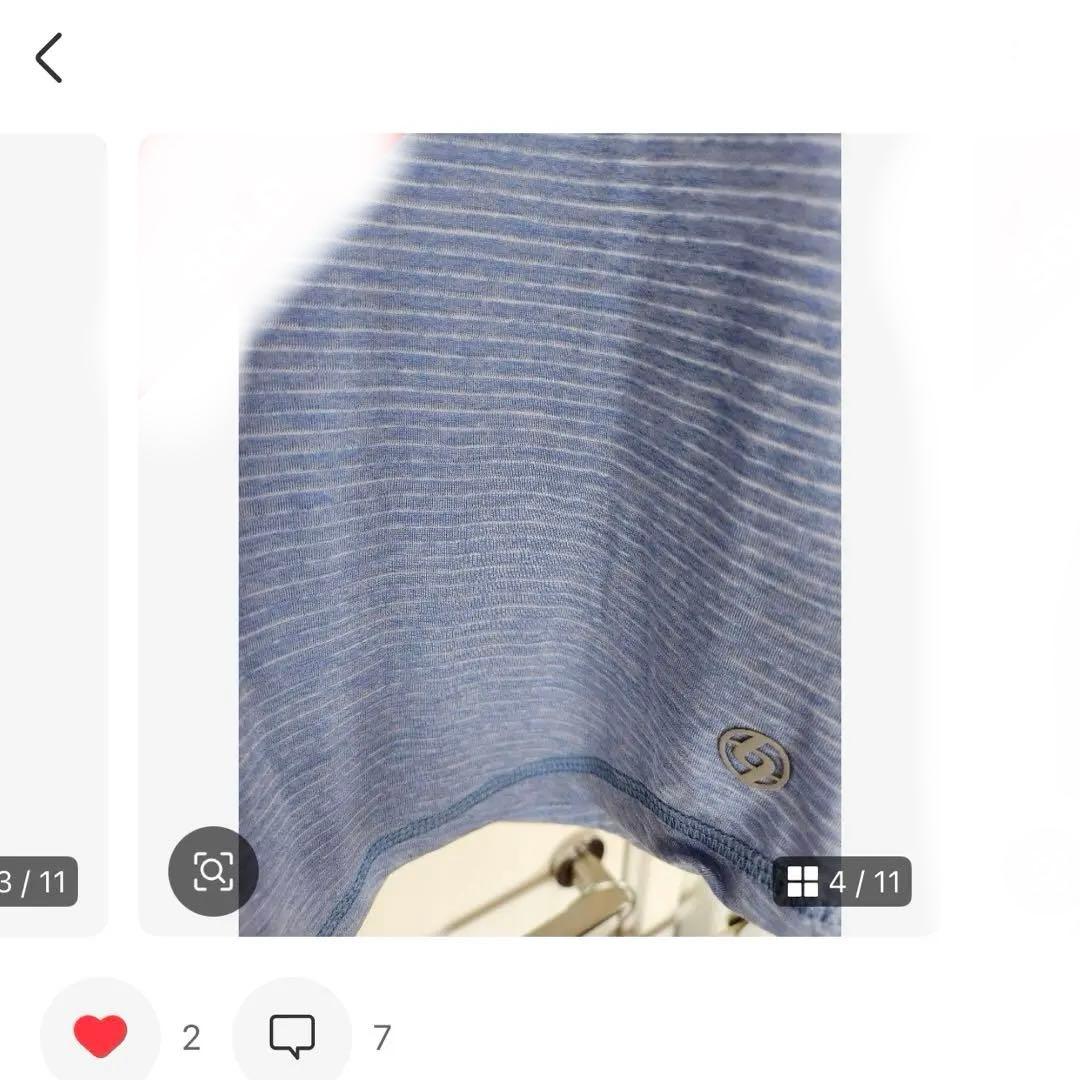 お取り置き L i j a 青いタンクトップ - メルカリ