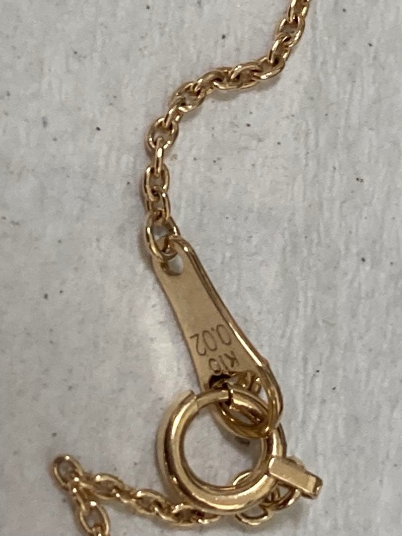 アガット　k10 ダイヤモンド　ブレスレット　2.98g