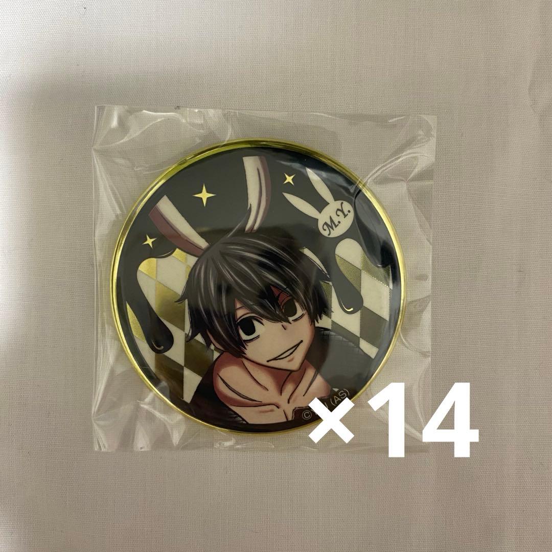 淀川真澄　バニー　缶バッジ 桃源暗鬼 淀川真澄 原作 バニー 缶バッジ メディコス ゴールド - メルカリ