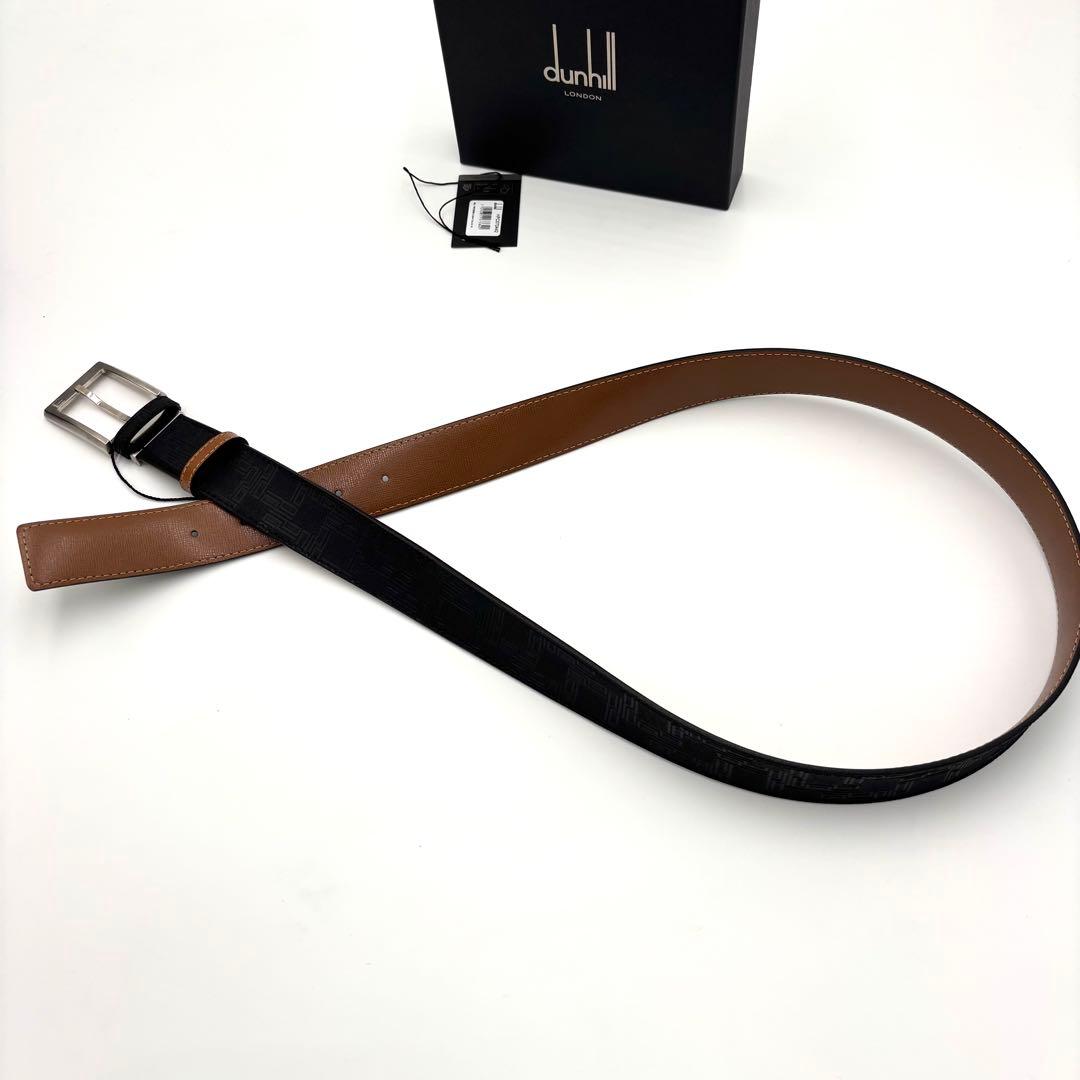 新品未使用】dunhill ダンヒル レザー ベルト ブラック D-Eight - メルカリ