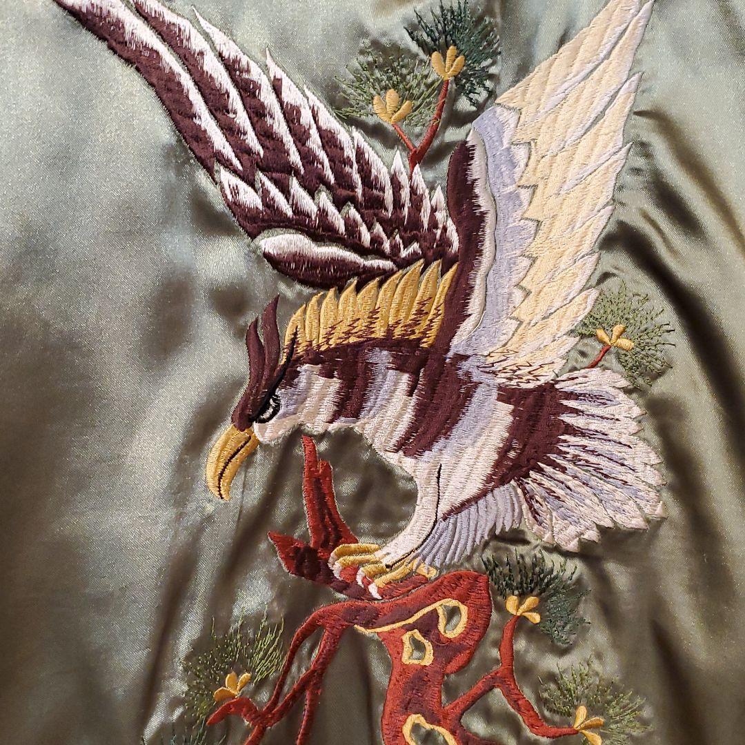 テーラー東洋 リバーシブル スカジャン 鷹 日本地図 舞妓 - メルカリ