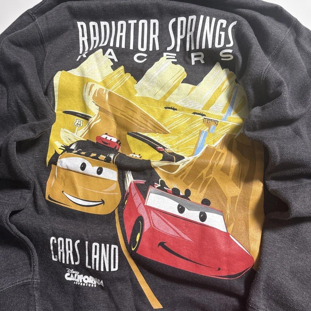 希少品 OLD DISNEY カリフォルニア カーズ ジップアップ パーカー