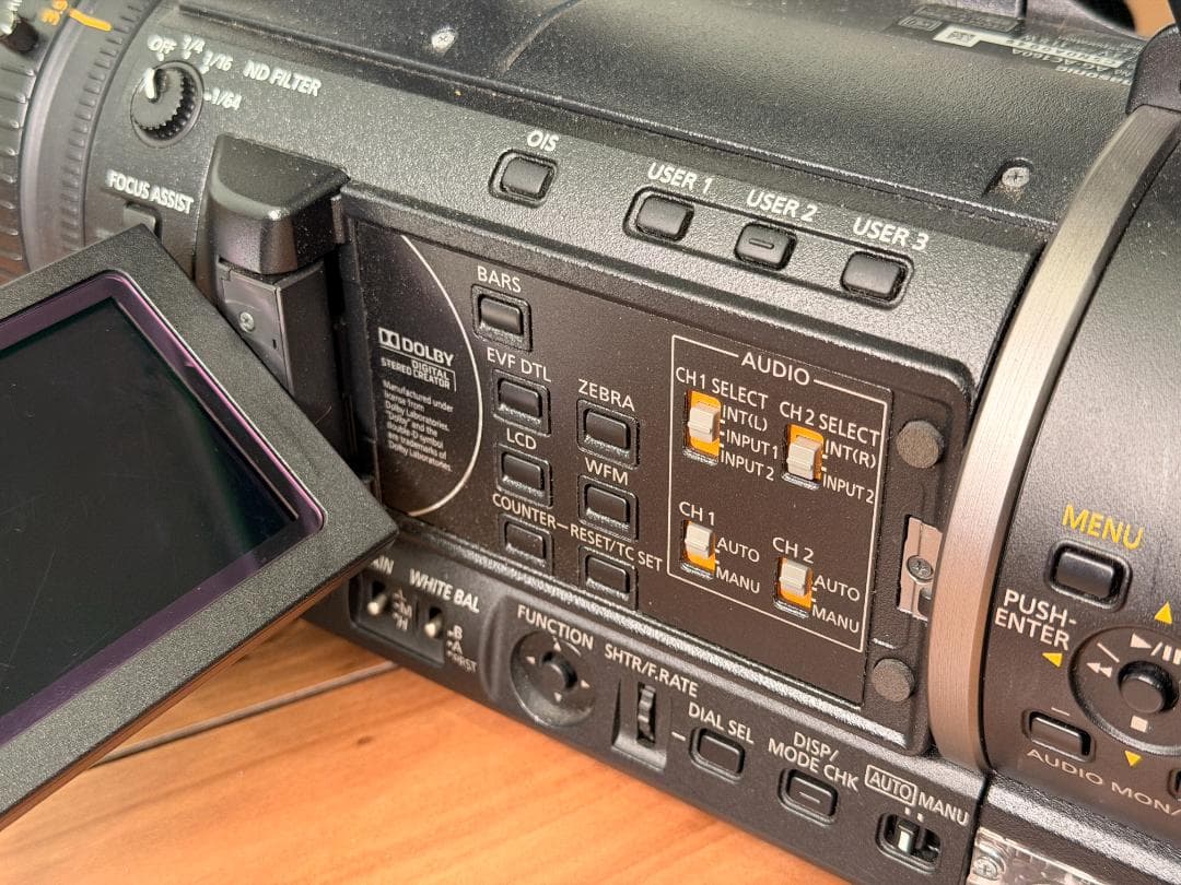 Panasonic 業務用ビデオカメラ AG-AC160A 動作品／使用感あり - メルカリ