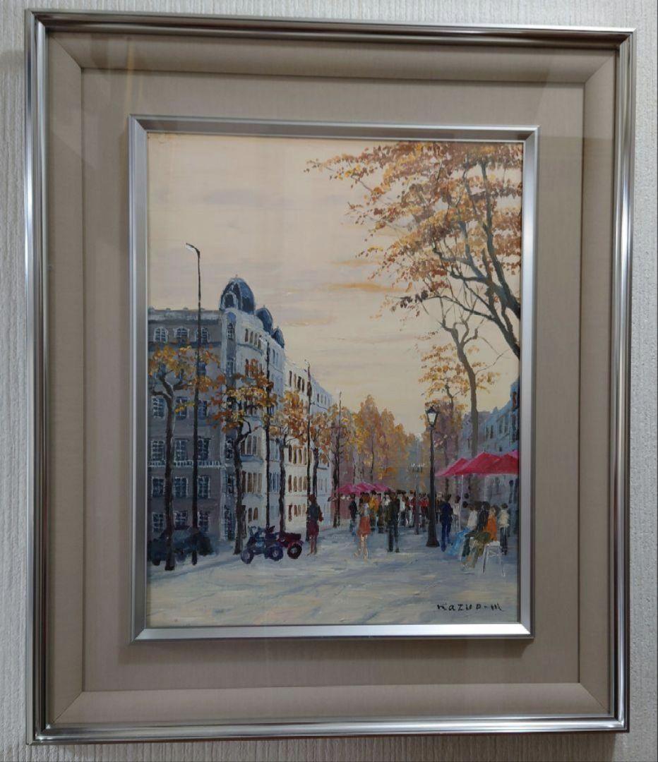 森下一夫 「ランブラス通り」真筆 油絵 絵画 油彩 スペイン F6 2026年最新】森下 一夫の人気アイテム - メルカリ