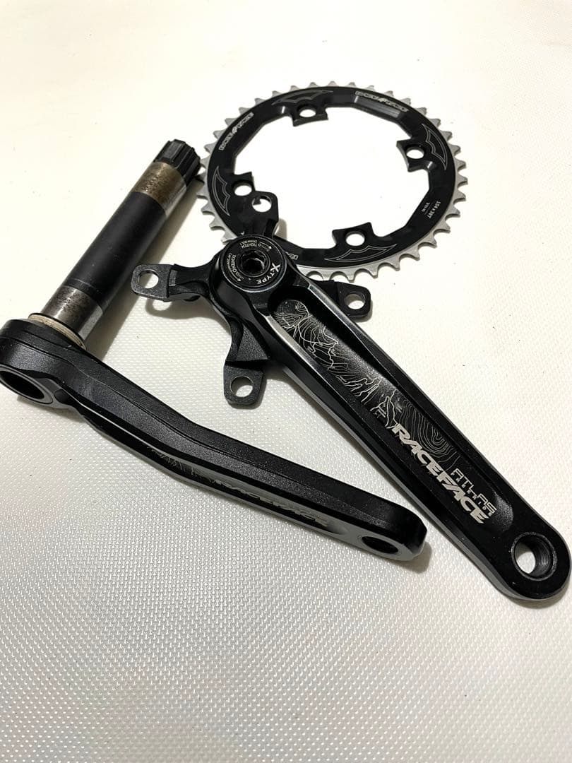 RACEFACE ATLAS FREERIDE レースフェイス クランク 実用品 - メルカリ