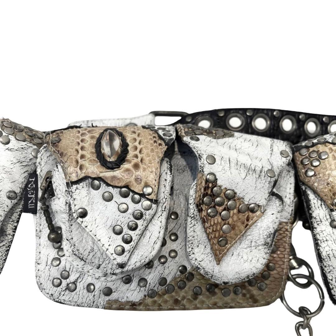 超希少 00s archive 初期 KMRii ウエストポーチ 白蛇