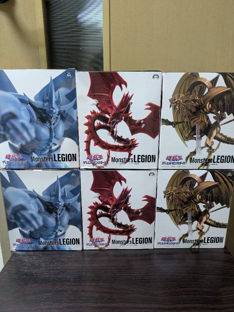 遊戯王　Monsters LEGION　オベリスク　オシリス　ラー　フィギュア
