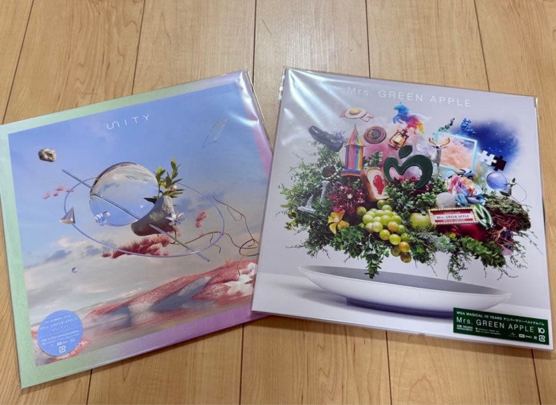 ミセス レコードプレーヤー ミセスグリーンアップル レコード2枚付き