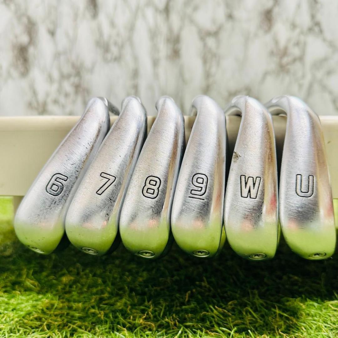 良品】初心者推奨 ピン G700 緑ドット メンズアイアンセット 6本 S