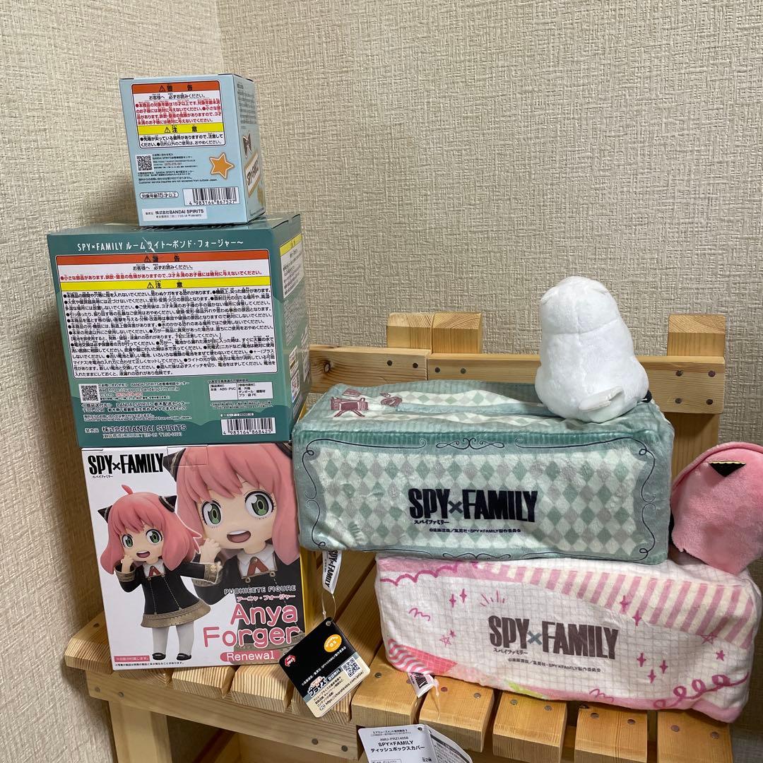 SPY×FAMILY ボンド　アーニャ　フィギュア　グラス　ルームライト