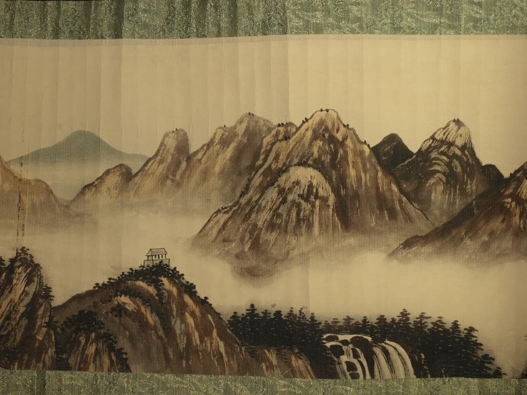 中国宋時代の掛軸 激安骨董品 肉筆保証 博物館保管品 BD429A11-7